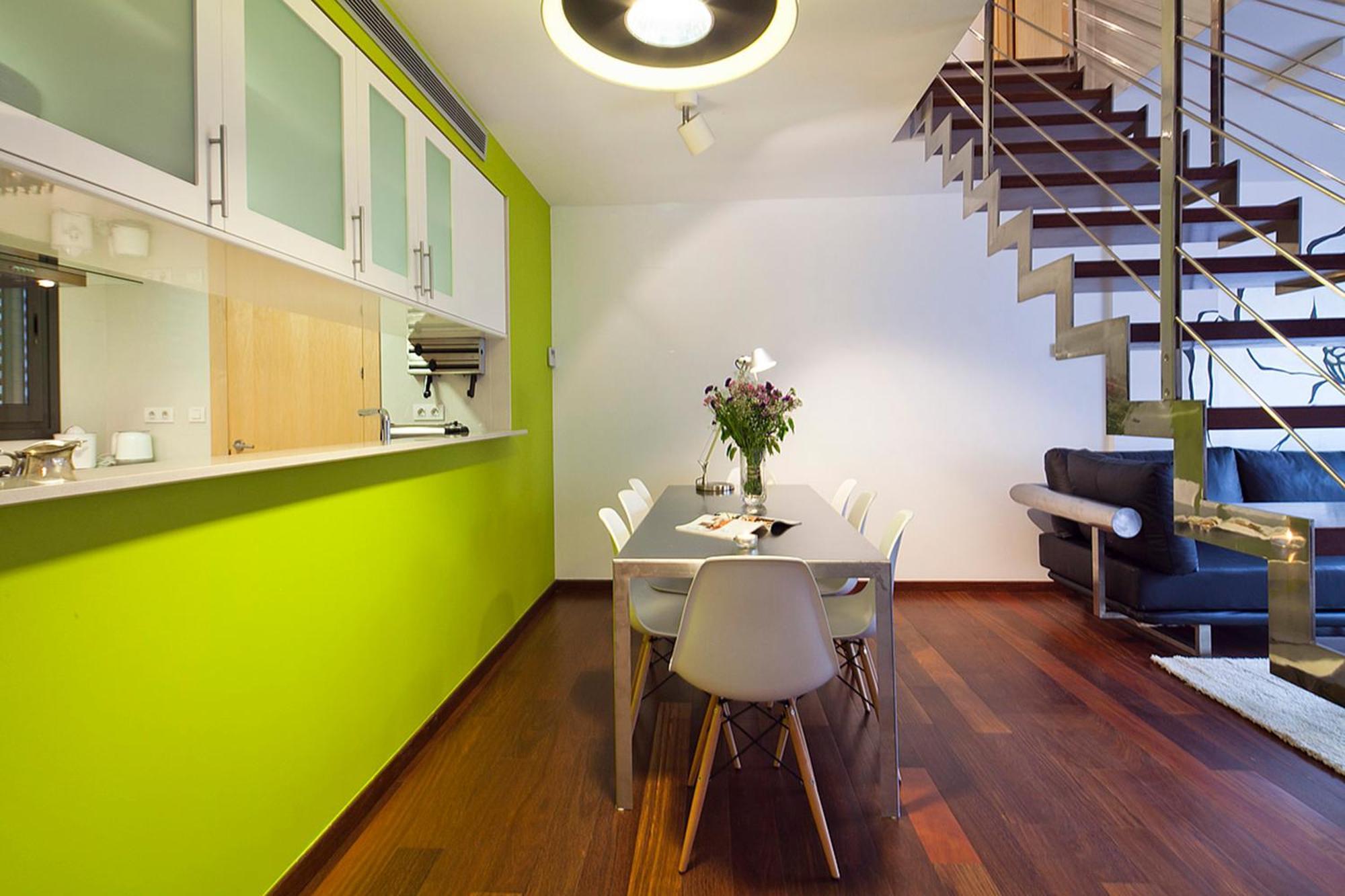 My Space Emirates - Splendid Apartment With Terrace And Pool Near Park Gueell Barcelona Exteriör bild