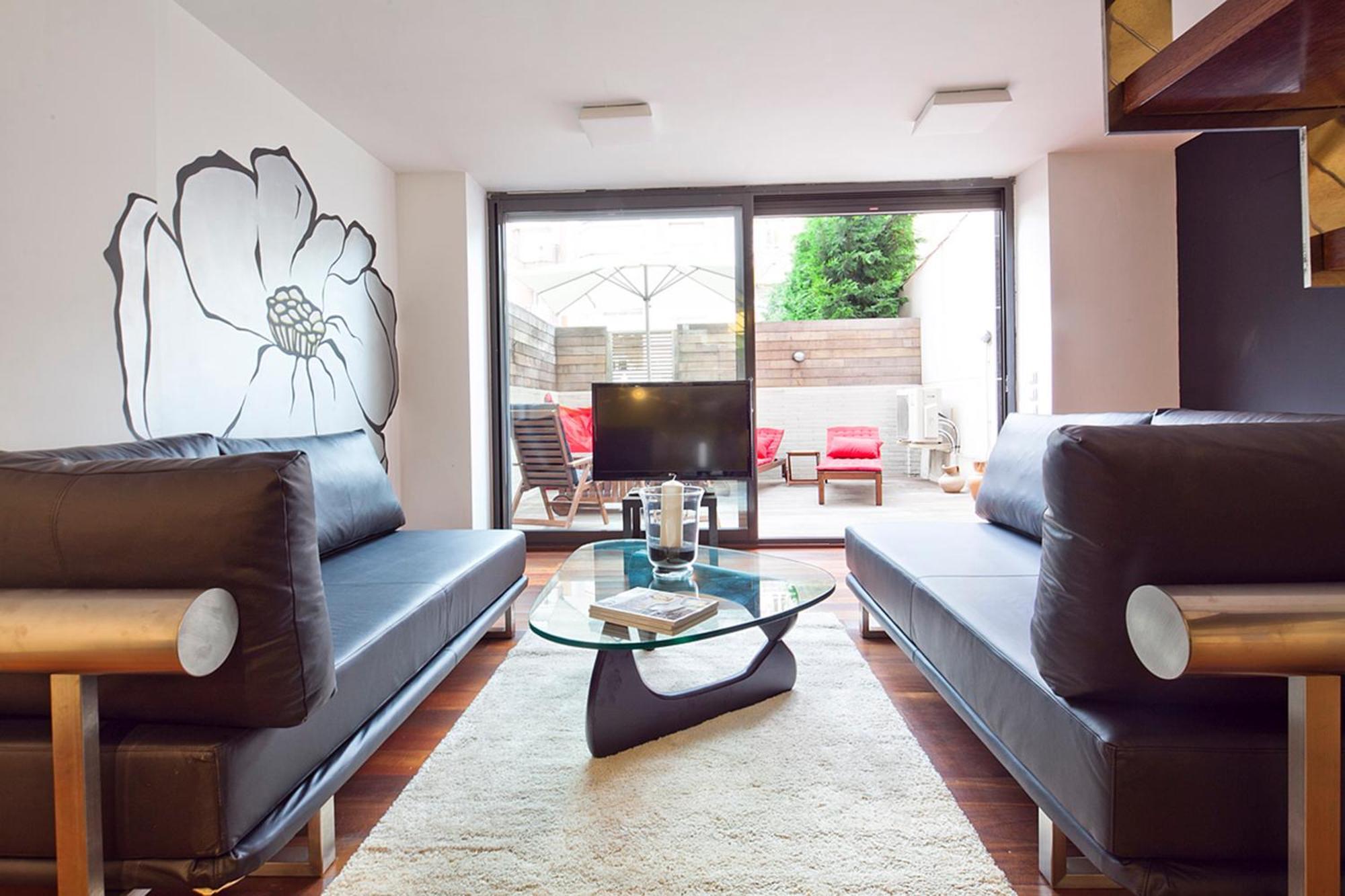 My Space Emirates - Splendid Apartment With Terrace And Pool Near Park Gueell Barcelona Exteriör bild
